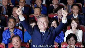 Südkorea Präsidentschaftswahl Gewinner Moon Jae-in
