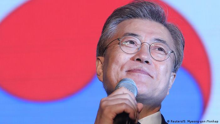 Südkorea Präsidentschaftswahl Gewinner Moon Jae-in (Reuters/S. Myeong-gon /Yonhap)