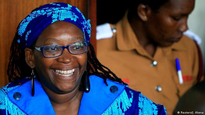 Uganda activist Stella Nyanzi, in court