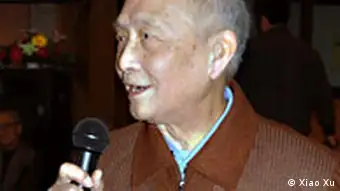 Der 85jährige Xie Tao, der frühere Vizerektor der Pekinger Volksuniversität