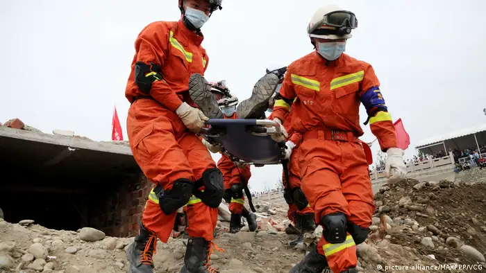 China Jahrestag des großen Erdbebens in Wenchuan (picture-alliance/MAXPPP/VCG)