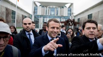 Emmanuel Macron zu Besuch in Berlin