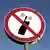 Hinweisschild: Handyverbot, symbolic sign for No mobile phone
