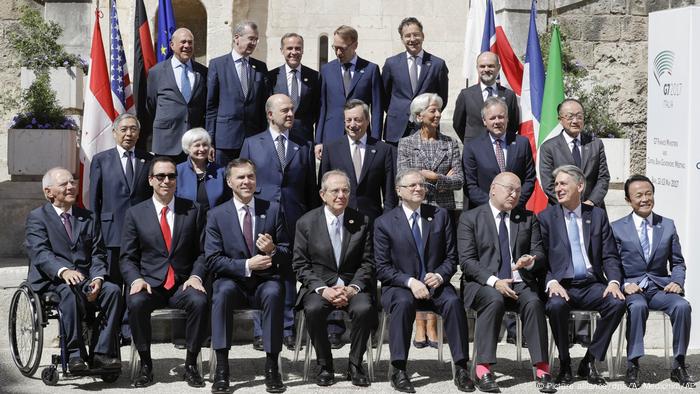Treffen der G7-Finanzminister und -Notenbankchefs (Picture alliance/dpa/A. Medichini/AP)