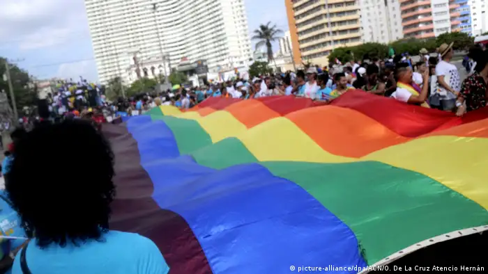 Kuba Demonstration für LGBT-Rechte in Havanna (picture-alliance/dpa/ACN/O. De La Cruz Atencio Hernán)
