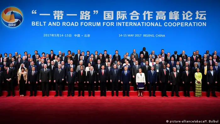 China Belt and Road Forum in Peking - Gruppenfoto