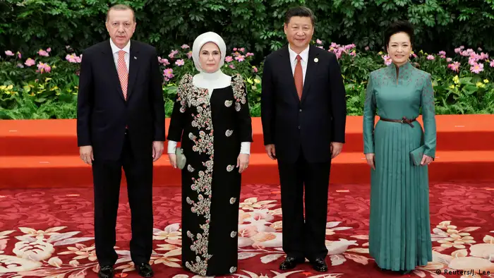 China Peking - Türkischer Präsident Recep Tayyip Erdogan und Chinas Präsident Xi Jinping (Reuters/J. Lee)