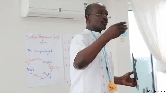 Ghana - Kofi Laweh, Trainer der DW Akademie in Ghana