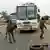 Elfenbeinküste Meuternde Soldaten an einem Checkpoint