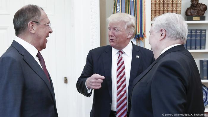 USA Treffen zwischen Trump und Lavrov (picture alliance/dpa/A. Shcherbak)
