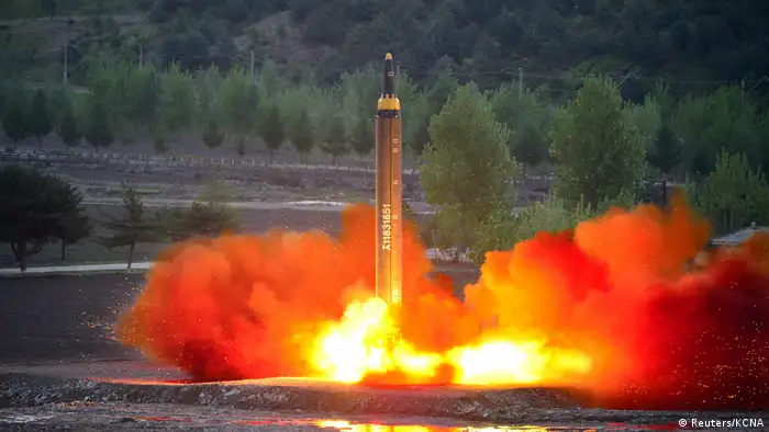 Nordkorea Hwasong-12 (Mars-12) Raketentest
