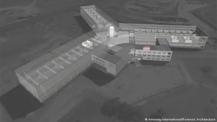 Syrien Sadnaya Gefängnis Animation Amnesty International/Forensic Architecture