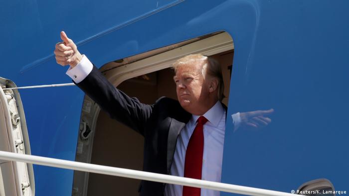 USA Donald Trump steigt in die Air Force One