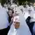 Orthodox nuns protesting