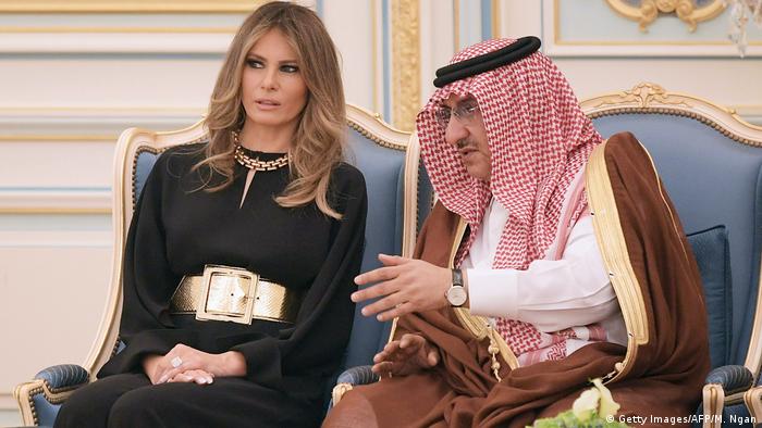 Auslandreise US-Präsident Trump in Saudi-Arabien - Melania Trump (Getty Images/AFP/M. Ngan)