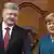 Deutschland Bundeskanzlerin Angela Merkel empfängt den ukrainischen Präsidenten Petro Poroschenko in Meseberg