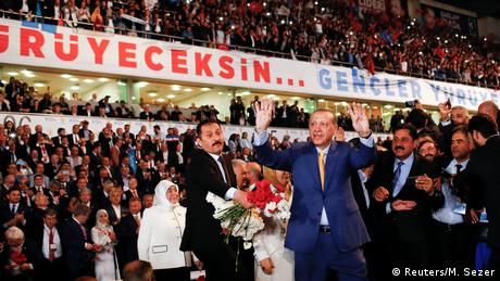 Erdogan at AKP party conference in Ankara (Reuters/M. Sezer)