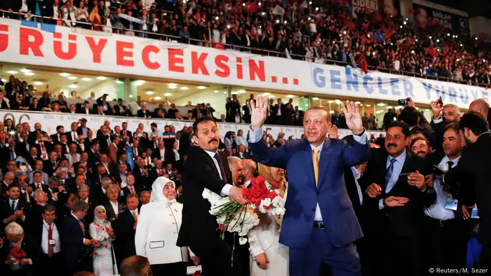 Erdogan at AKP party conference in Ankara (Reuters/M. Sezer)