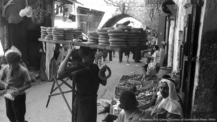 Jerusalem 1967 Old City scene- Altstadt (Reuters/Fritz Cohen/Courtesy of Government Press Office)