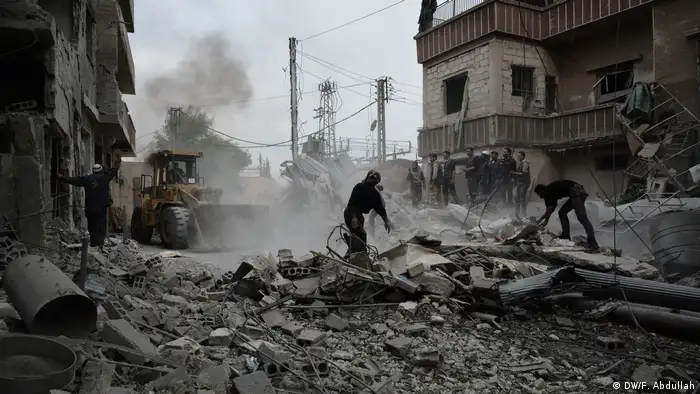 Syrien Belagerung Stadt Douma (DW/F. Abdullah)