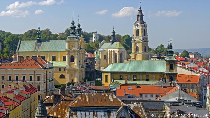 Polen Krakau - Blick auf die Altstadt von Przemysl
