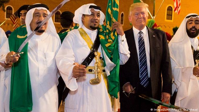 USA Saudi Arabien Donald Trump mit König Salman bin Abdulazi