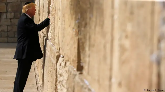 Israel US-Präsident Donald Trump Besuch der Klagemauer in Jerusalem