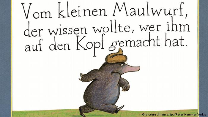 Book cover The Story of the Little Mole Who Knew It Was None of His Business by Wolf Erlbruch (Photo: picture alliance/dpa/Peter Hammer Verlag)