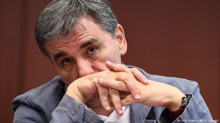 Belgien Griechischer Finanzminister Euclid Tsakalotos in Brüssel (Getty Images/AFP/E. Dunand)