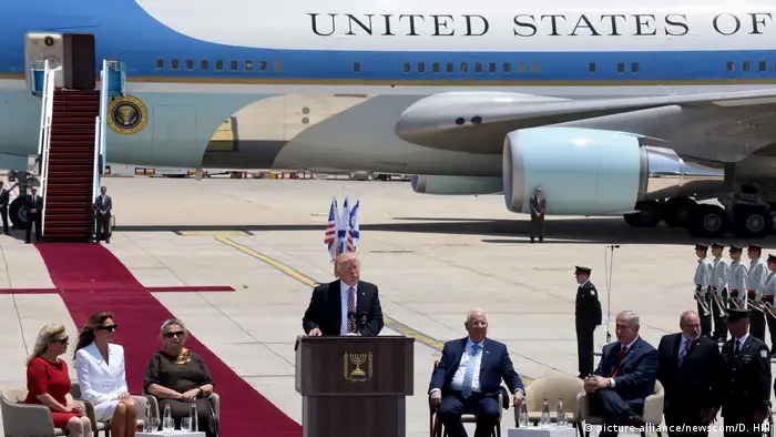 Israel Staatsbesuch Donald Trump (picture-alliance/newscom/D. Hill)