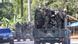 Philippinen Militärkonvoi bei Pantar fährt Richtung Marawi Philippinen Militärkonvoi bei Pantar fährt Richtung Marawi