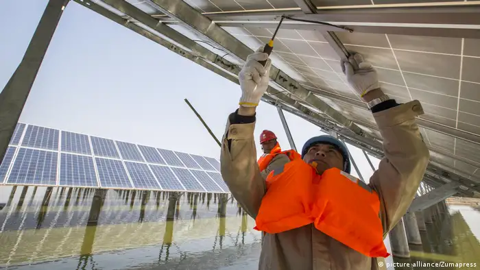 Solarenergie in China (picture alliance/Zumapress)
