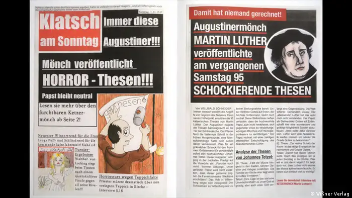 Berichte über Luther im Boulevardstil / Bildergalerie Luther-Comics | Martin Luther - Der Comic (Wißner Verlag)