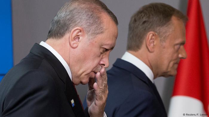 Belgien Tusk empfängt Erdogan in Brüssel (Reuters/F. Lenoir)