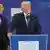 NATO Donald Trump Belgien Mimik