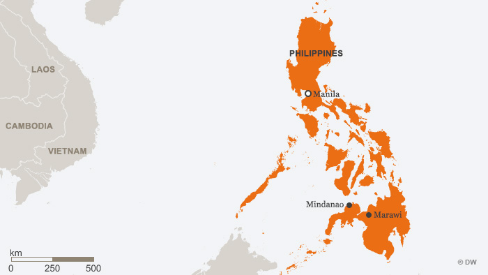 Karte Philippinen ENG