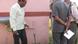A man demonstrating an "ecosan" toilet in Thergaon, Maharashtra A man demonstrating an "ecosan" toilet in Thergaon, Maharashtra