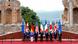 G7-Treffen Sizilien EU President Tusk, Canadian PM Trudeau, German Chancellor Merkel, U.S. President Trump, Italian PM Gentiloni, French President Macron, Japanese PM Abe, Britain’s PM May EU President Jean-Claude Juncker pose in Taormina G7-Treffen Sizilien EU President Tusk, Canadian PM Trudeau, German Chancellor Merkel, U.S. President Trump, Italian PM Gentiloni, French President Macron, Japanese PM Abe, Britain’s PM May EU President Jean-Claude Juncker pose in Taormina