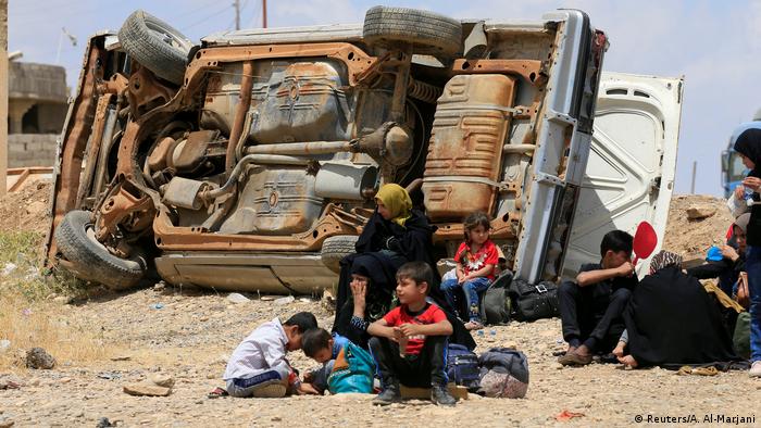 Mosul Irak Flüchtlinge (Reuters/A. Al-Marjani)
