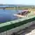 Visão aérea da hidrelétrica de Belo Monte na bacia do Rio Xingu
