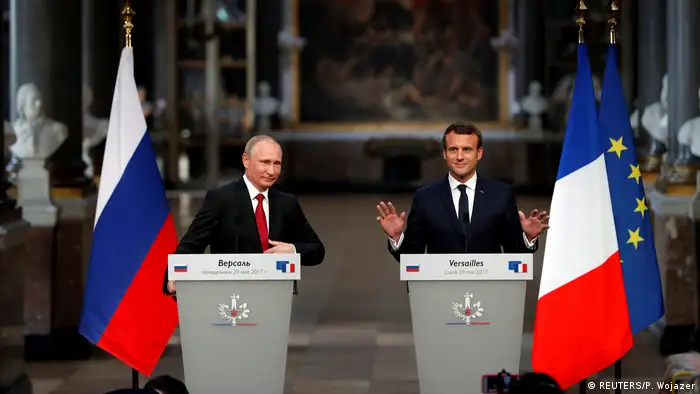 Frankreich Putin zu Besuch bei Emmanuel Macron
