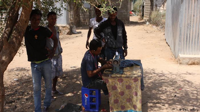 Eritrean asylum seekers in Tigray, Ethiopia (DW/J. Jeffery)