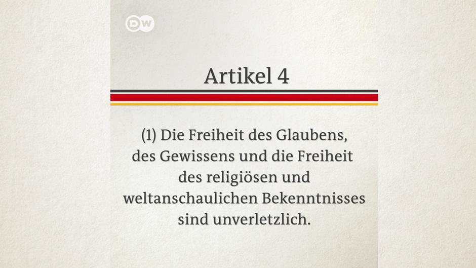 Das Grundgesetz  kurz erkl rt Religionsfreiheit 