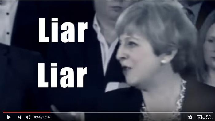Liar Liar Ge17 Song Slams Theresa May Tops Music Charts Week Before Election News Dw 01 06 17