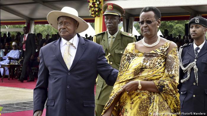 Yoweri Museveni and Janet Museveni 