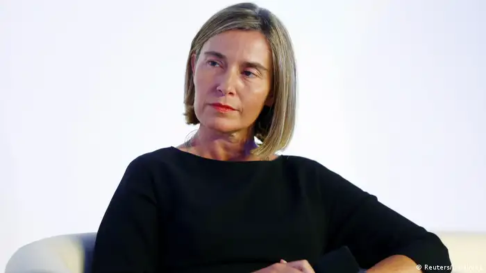 EU-Außenbeauftragte Federica Mogherini (Reuters/I. Kalnins)