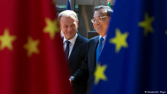Brüssel China-EU-Gipfel | Tusk & Li Keqiang