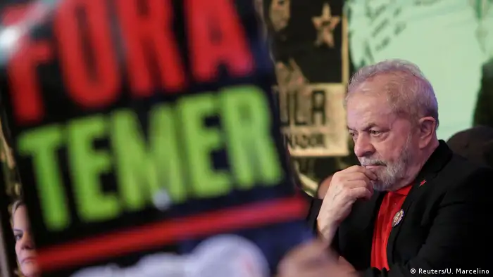 Brasilien ehemaliger Präsident Luiz Inacio Lula da Silva (Reuters/U. Marcelino)