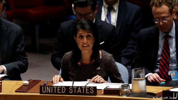 US-Botschafter bei den Vereinten Nationen Nikki Haley (Reuters/M. Segar)