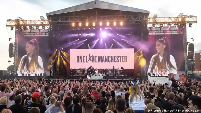 Benefizkonzert nach Anschlag in Manchester Ariana Grande (Picture alliance/AP Photo/D. Hogan)